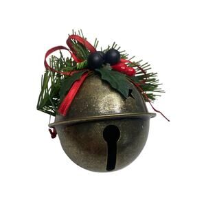 Potpourri Press Decorative Bell Christmas Ornament Decor Handcrafted 3.5" Tall